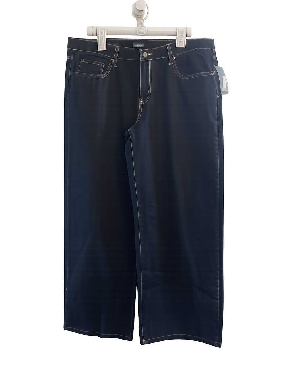 wild fable Men's Dark Indigo Relaxed Wide-Leg Jeans